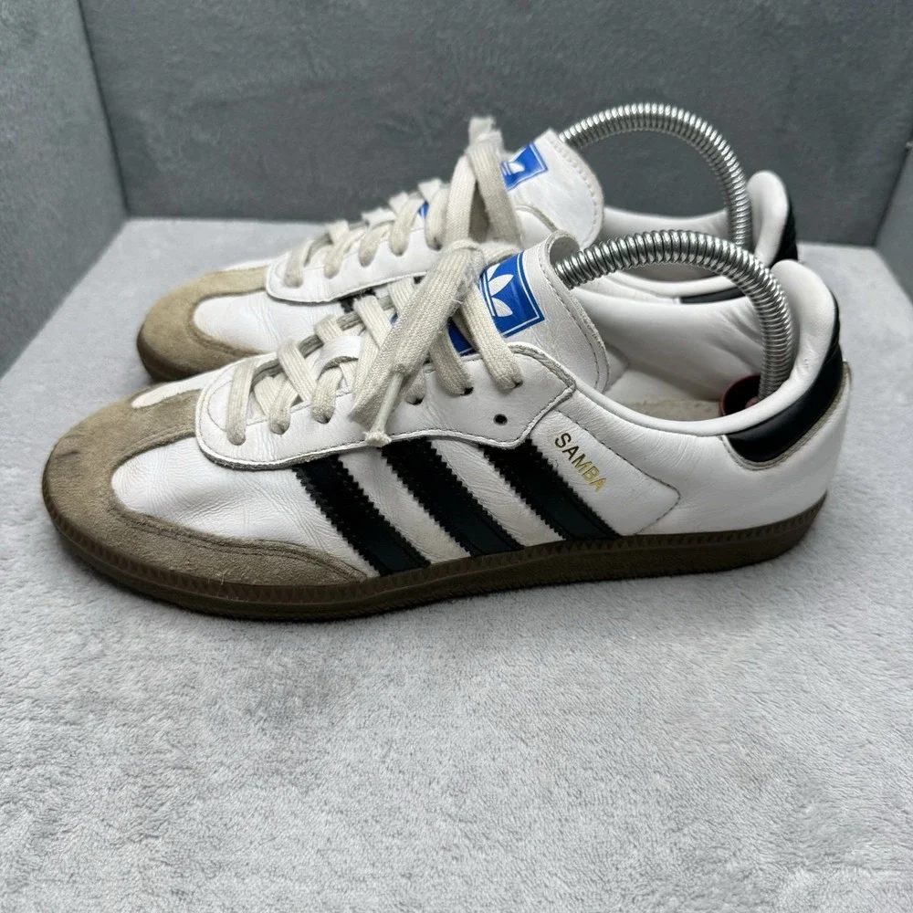 Adidas Samba OG IG9030 White Black Gum Sneakers Women's Size 8 EU 40